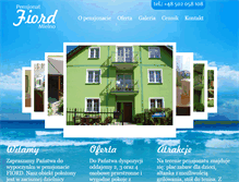 Tablet Screenshot of fiord-mielno.pl